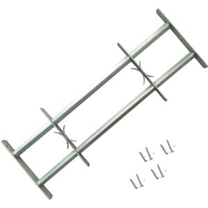 Adjustable Security Grilles for Windows 2 pcs 700-1050 mm vidaXL