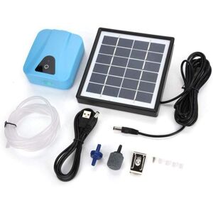 MEMKEY Professional Solar Pond Aerator, Oxygen Pump, Pond Air Pump, Solar Powered Air Pump, Solar Powered Aerator for Garden Pond Aeration Aquariums, 2 l/min
