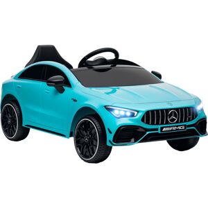 Aiyaplay - Mercedes-Benz amg cla 45 Licensed 12V Ride on Car - Light Blue