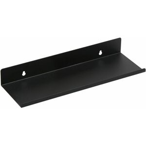 HOOPZI Bathroom Shelves Matte Black Floating Shelves Metal Shower Shelves Wall Mount Shelving Storage Rack Wall Hanging Shelves Square Shelves with Screws