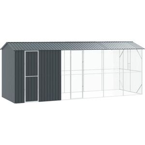 Vidaxl - Bird Cage Anthracite 645 x 208 x 247 cm Galvanised steel