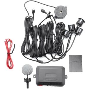 TLILY Car Parking Sensor Parktronic 4 Sensors 22 Mm With Buzzer Reverse Backup Radar Buzzer System