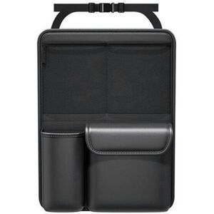 Tlily - Car Trunk Leather Storage Bag Foldable Car Seat Back Tools Organizer Multifunctional uv Storage Suv Back Seat Organizer
