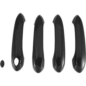 Tlily - Carbon Fiber Outside Exterior Door Handle Cover Trim For- 3 5 6 Series G20 G30 G31 G32 G01 G02 G05 G06 X3 X4 X5 X6 X7