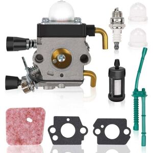 ZVD Carburetor Kit Compatible with STIHL FS55 FS55R FS55RC FS38 KM55 HL45 KM55R Engine Parts & Accessories Replace Fuel Line Kit Air Filter
