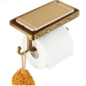ZVD Chrome/gold wall mounted toilet paper holder, phone holder, bathroom hardware, toilet accessories