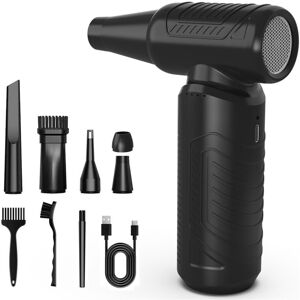 Tlily - Compressed Air Duster, 130,000rpm Cordless Blower,3-Speed Adjustable Electric Duster for Keyboard Computer Car Home