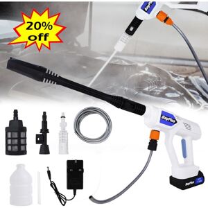DAYPLUS Cordless High Pressure Water Car Wash Gun Spray Wireless Cleaner Machine Garden