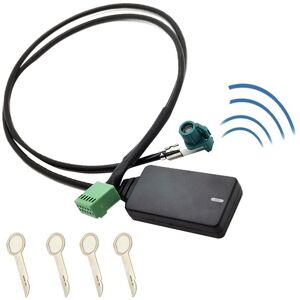 Tlily - DC12V 12Pin Car Wireless aux Bluetooth 5.0 Adapter Hands-Free Auto Kit Audio Cable for A3 A4 B8 B6 A6