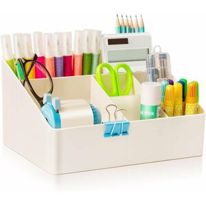 BRIDAY Desk Organizer, Desk Organizer and Accessories with Pen Holder, School Supplies Storage or Pen Holder, Teacher Desk, Classroom, Bathroom, Countertop,