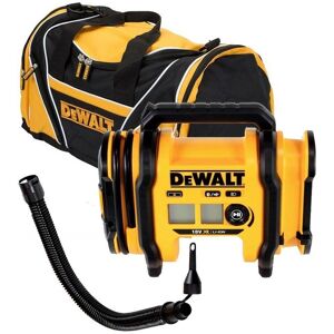 DeWalt DCC018N 18V XR Cordless Inflator Triple Source + In Car 12v Charger + Bag