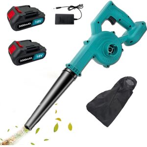 TEETOK Electric leaf blowers,Heavy Duty Cordless Leaf Blower Handheld 2in1 Air Leaf Blower Vacuum Clear Gardens, Patios, Gutters, Driveways