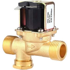 ZVD - lectrovanne en laiton 1/2 nf, vanne d'entrée d'eau normalement fermée (DC12V)