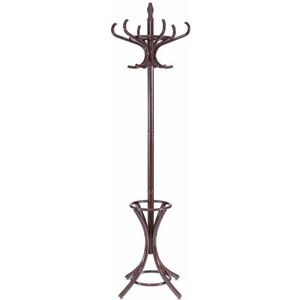 Casart - Floor Standing Coat Jacket Stand Solid Wood Hanger with Umbrella Rack