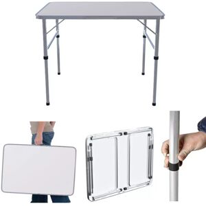 DAYPLUS Folding Table Lightweight Trestle Catering Camping Picnic Party 2.6ft 75cm