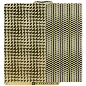 TLILY For P1s Build Plate Upgrade PEI Snowflake Honeycomb Sheet 257x257mm for X1c A1