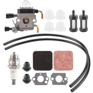 Tlily - FS85 FS80 Carburetor for FS75 FS80R FS85R FS85T FS85RX String Trimmer Weedeater C1Q-S97 W/Fuel Repower Kit Air Filter