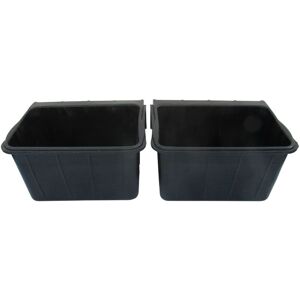 Securefix Direct - Hanging Rubber Horse Manger 16L X2 (Heavy Duty Animal Feed Bucket)