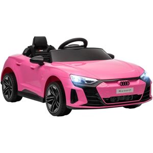 Homcom - Audi rs e-tron gt Licensed Kids Electric Ride On Car 12V for 3-5 years Pink