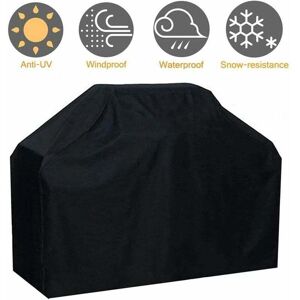 ZVD - Housse de Barbecue résistante en Tissu Oxford imperméable et Coupe-Vent Résistant à la décoloration pour Barbecue Weber, Brinkmann et la