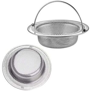 YMYNY Kitchen Sink Filter, 2 Pack Sink Filters with Stainless Steel Handle, Kitchen Sink Grid, Kitchen Sink Plug, for Kitchen/Bathroom Sink, Anti-Clogging