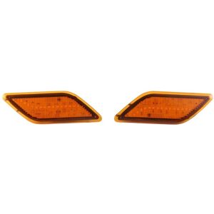 TLILY LED Front Bumper Marker Lamp Turn Signal Light for 2010-2013 Benz W212 Pre-LCI E-Class E300 E350 E550 E63 Yellow