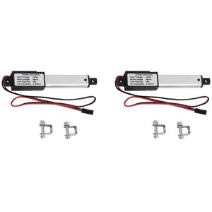 TLILY Micro Linear Actuator, 2' Stroke, 90N/20.3lb, Speed 9.5mm/s Mini Electric Waterproof Actuator Motor Linear Actuator 12V X2 I500186326