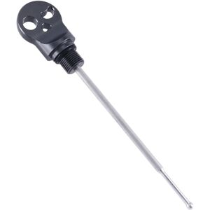 TLILY Motorcycle Engine Oil Dipstick Drain Screw Plug with Key Tool for VESPA Sprint Primavera 125 150(Titanium)