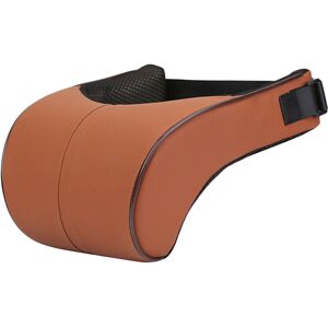 Tlily - Neck Support Car Seat Headrest Pillow Bone Soft Memory Foam Pad Cushion Brown