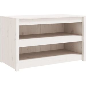 Vidaxl - Outdoor Kitchen Cabinet White 106x55x64 cm Solid Wood Pine