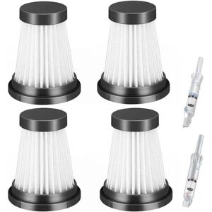 MUMU Pack Cordless Vacuum Cleaner Replacement hepa Filter for Moosoo K12 K12 Pro K13, for Genius Invictus One 1.0 X7/2.0, for Foxnovo 13KPA Handheld