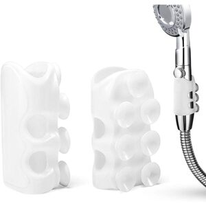 ZVD Pcs Vacuum Suction Cup Handheld Shower Holder, No Drilling Adjustable Shower Head Wall Mount Detachable With Adjustable Angle Shower