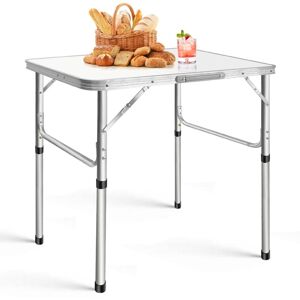 Briefness - Portable Folding Aluminium Camping Table Picnic Outdoor Foldable Tables bbq Desk