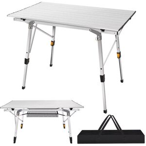 DAYPLUS Portable Roll-up Aluminium Folding Picnic Table Outdoor BBQ Party w/ bag - 3ft