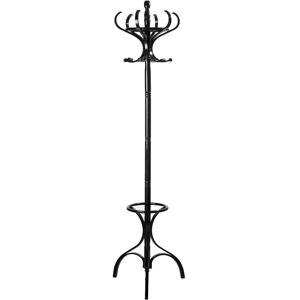 Premier Housewares - Black Finish Floor Standing Coat Stand