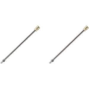 Tlily - Pressure Washer Extension Rod 17-Inch Stainless Steel 1/4 Inch Quick-Connect Electric Washer Nozzle X2 I500241162