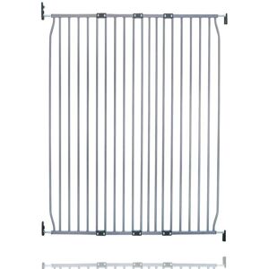 Safetots - Extra Tall Eco Screw Fit Baby Gate, Grey, 110cm - 120cm, Extra Tall Gate 100cm in Height, Stair Gate for Baby