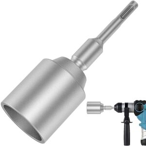 TLILY SDS-Plus t Post Ground Rod Driver, Drill Bit Driver Hammer Converter for Grounding Rods b