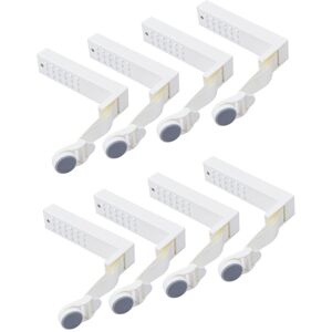 TLILY Sheet Locks, Sheet Corner Locks to Keep Sheets Tight, Sheet Organizer Mattress Sheet Holder Straps-Grey
