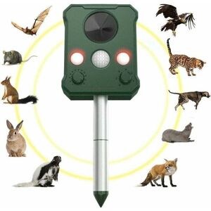 Ymyny - Solar Ultrasonic Repeller Solar Animal Repeller Solar Repeller IP65 Ultrasonic Repeller Ultrasonic Pet Repeller for Garden Anti-Animal Mice