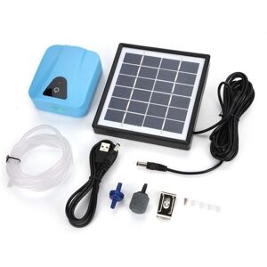 Tinor - Solar Waterproof Air Pump Oxygen Aerator for Outdoor Pool Pond Aquarium