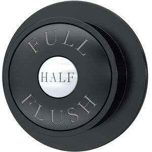 BALTERLEY Traditional Dual Flush Push Button - 72mm - Matt Black