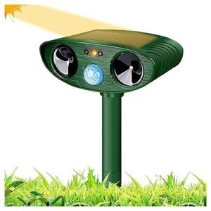 Ymyny - Ultrasonic Cat Repellent, Solar Cat Repellent, Ultrasonic Rodent Repellent with Motion Detector, Waterproof Outdoor Cat Repellent for Cats,