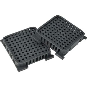 2x Air Filter compatible with Liebherr Rsdd 5250-20C, Rf 4600-20A, Rf 5000-20A, Rsdd 5250-20A, Rsdd 5250-20B Fridge - Activated Carbon - Vhbw