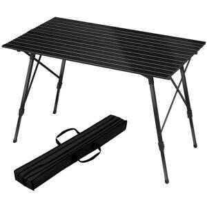 Woltu - 4ft Folding Table Camping Dining Garden Outdoor Picnic Party Table Black
