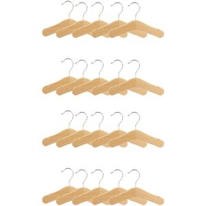 TLILY Wooden Baby Hangers,Kids Hangers,Notched Shoulder Design for Children Clothes,Decoration Hanger,10 Pack,Small X2 I500079568A1