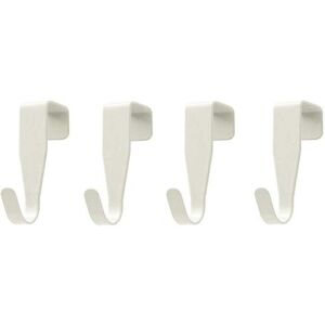 ZVD - 8 Pcs Crochet En Porte, Crochets En Forme De s, Acier Inox Patere Crochets De Porte, Patère Salle De Bains Serviette pour Porte Standart,