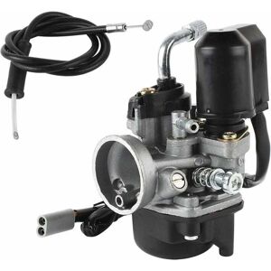 ZVD Carburateur, Carburateur de Remplacement Avec Passage de 17.5mm pour la Plupart des Scooters 50ccm de Piaggio/Gilera/Aprilia