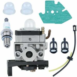 ZVD Carburateur pour moteur de débroussailleuse Honda GX25 GX35 gx 25 35 HHT35 HHT35S FG110, livré avec tuyau, joint, bougie d'allumage et kit pour