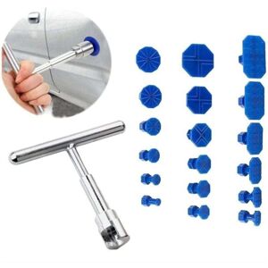 ZVD - Kit de débosselage pour voiture 18 pièces, outil de débosselage pour voiture, ensemble d'outils de réparation de bosses de carrosserie